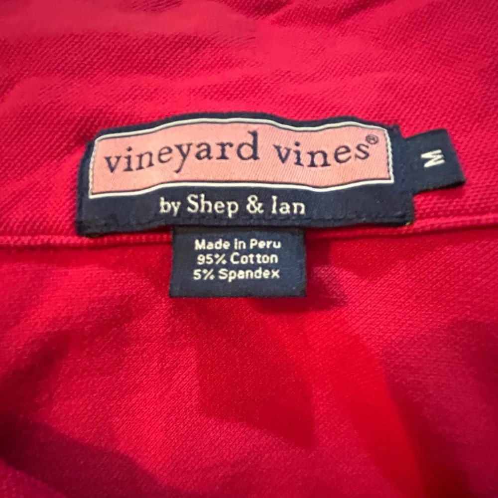 Vineyard Vines Long Sleeve Polo Shirt M - Picture 3 of 4